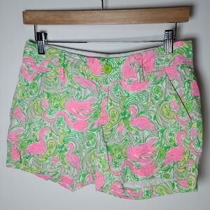 Lilly Pulitzer Flamingo Callahan Shorts | Lilly Pulitzer | Size 0